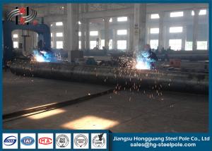 China 10-220KV Suspension / Strain Electric Utility Poles / Power Transmission Poles wholesale