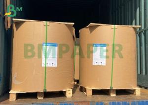 China Jumbo Rolls BKP 60gsm To 120gsm Uncoated Brown Craft Paper For Envelope Bags wholesale