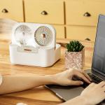3 Speed 10W 5V 2000mAh Water Spray Table Fan Rechargeable