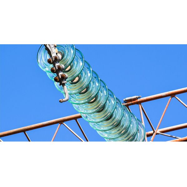 U100BLP Custom Powerline Insulators Professional Electrical Glass Insulator For Coastal Transmission Lines
