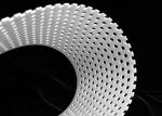 3mm Thickness White Plastic Perforated Sheet For Speaker Grill