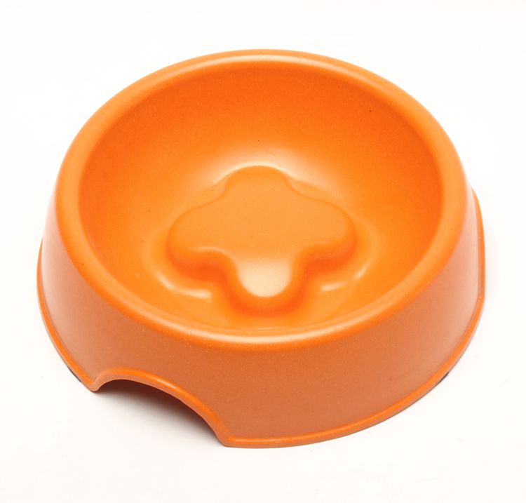 Degradable Bamboo Pet Bowl Commercial Slow Eating Dog Bowl BSCI Approved