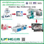 6color high speed Central drum type shopping bag flexographic printing machine