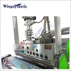 China Transparent Plastic Sheet Extruder Machine For PET PP EVA PS PC Sheet Film on sale