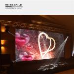 Curved 6800cd/m2 SMD2525 P4.81 Indoor Rental LED Display