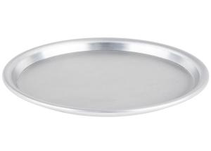 China RK Bakeware China Foodservice NSF 16 Inch Aluminum Coupe Pizza Tray Wide Rim Pizza Pan wholesale