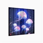 P2.6-5.2High-Brightness Full-Color Outdoor Transparent LED Mesh Display for Shop