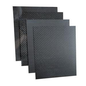 China 100% Glossy Surface Laminate Carbon Fiber Sheet 3K Real Carbon Fiber Board wholesale