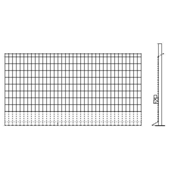 Heavy-Duty Edge Protection Barrier for High-Wind Zones