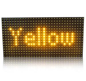China Outdoor Amber Led Display Module Waterproof High Brightness IP65 P10 Dip 320mm*160mm wholesale