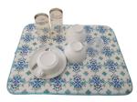 Medium Size Microfiber Dish Dryinag Mat 38x50cm For Kitchen Countertop