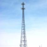 Galvanized 3 Legged Steel Tubular Tower For Telecomunication