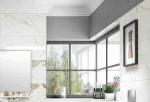 40X80 Glazed Porcelain Tile / White Marble Floor And Decor Carrara Porcelain