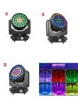 LED Indoor Moving Head 37pcs 15W RGBW Beeye Stage DJ Light For Disco Party