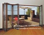 Exterior entrance veranda sliding bifold aluminum folding glass,Multi-Leaf Door