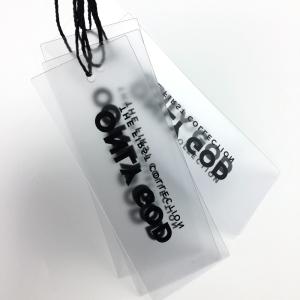 China Offset Printing Personalised Garment Pvc Hang Tags wholesale