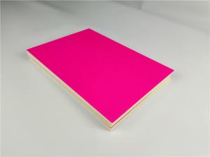 China High Hardness Rose Red Coloured Foam Sheet Customized Poster Boards wholesale