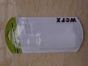 China Cleaning Kit Blister Pack Packaging Euro Hang Hole Logo Printed wholesale