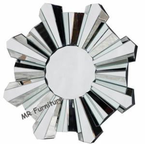 China Romantic Wall Mirrors For Bedroom , 80cm Diameter Decorative Wall Mirrors wholesale