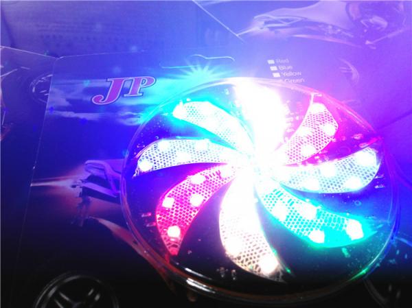 Quality Windmill strobe flash Rainbow color Car/ Motorcycle DRL daytime running light for sale