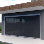 Outdoor Remote Control Waterproof Roller Blinds For Home With Insect Proof