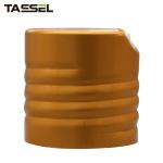 24 410 Disc Top Cap Aluminum Gold Press Durable For Cosmetic Bottle
