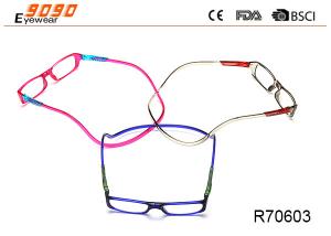 China Click Reader Eyeglasses Full Rim Clear Magnetic Reading Glasses wholesale
