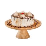 OEM/ODM Highly Bamboo Round Decorative Tray for Wedding Party Modern Style Snack