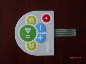 China Flexible Dull Polish Membrane Switch Keyboard For Electronic Reading Machine wholesale