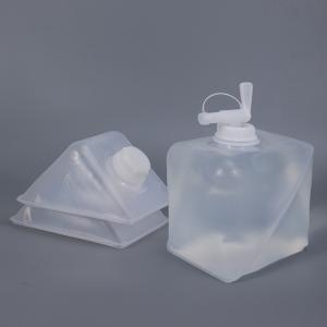 China Eco-Friendly 2L Water Container Soft Collapsible Plastic Jerry Can with Faucet Lid wholesale