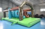 giant Blow Up Inflatable Water Park Obstacle Course 302.5m Long