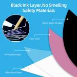 12 Pieces Vehicle Scratch Paper Art Set Colorful Black Drawing Boards