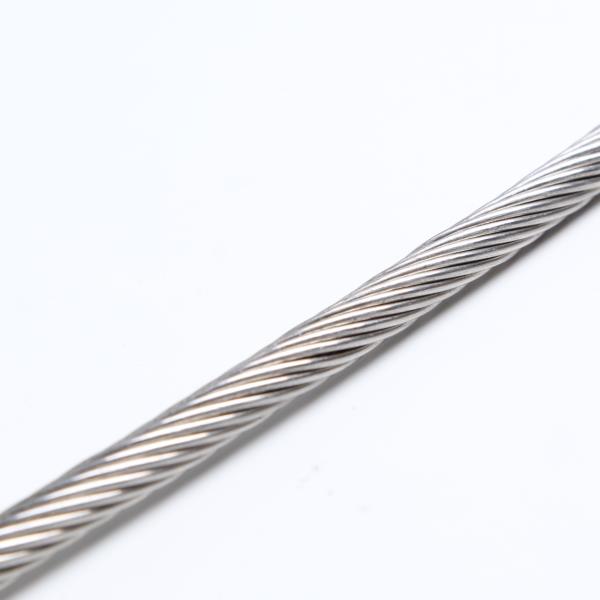 1x19 Stainless Steel Wire Rope For Minimal Flexibility And Maximum Strength 1x19