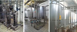 China Semi-auto Separated CIP Systems With with Capacity of 3000L/H*3 for Dairy &amp; Juice Line wholesale