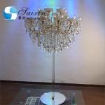 Bling crystal chandeliers 18 arms candelabra wedding centerpieces for tables
