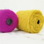 100% Nylon Soft Skin Friendly Mink Yarn For Knitting Blanket Baby Cap Sweater