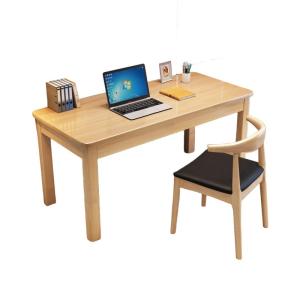 China Simple Solid Wood Office Desk and Horn Chair Combination for Modern Home Study wholesale