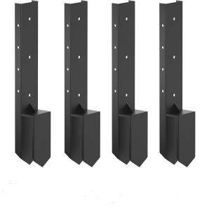China Fence Post Anchor Ground Spike for Repairing Broken Wooden Fence Post Repair wholesale
