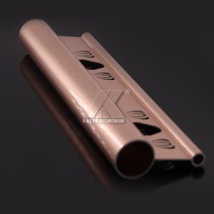 China 6063 Curtain Rod Material Machinable T5 Temper 0.8mm - 1.5mm Thickness wholesale