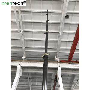 9m lockable pneumatic mast 50kg payloads-NR-2200-9000-50L/ antenna telescopic mast
