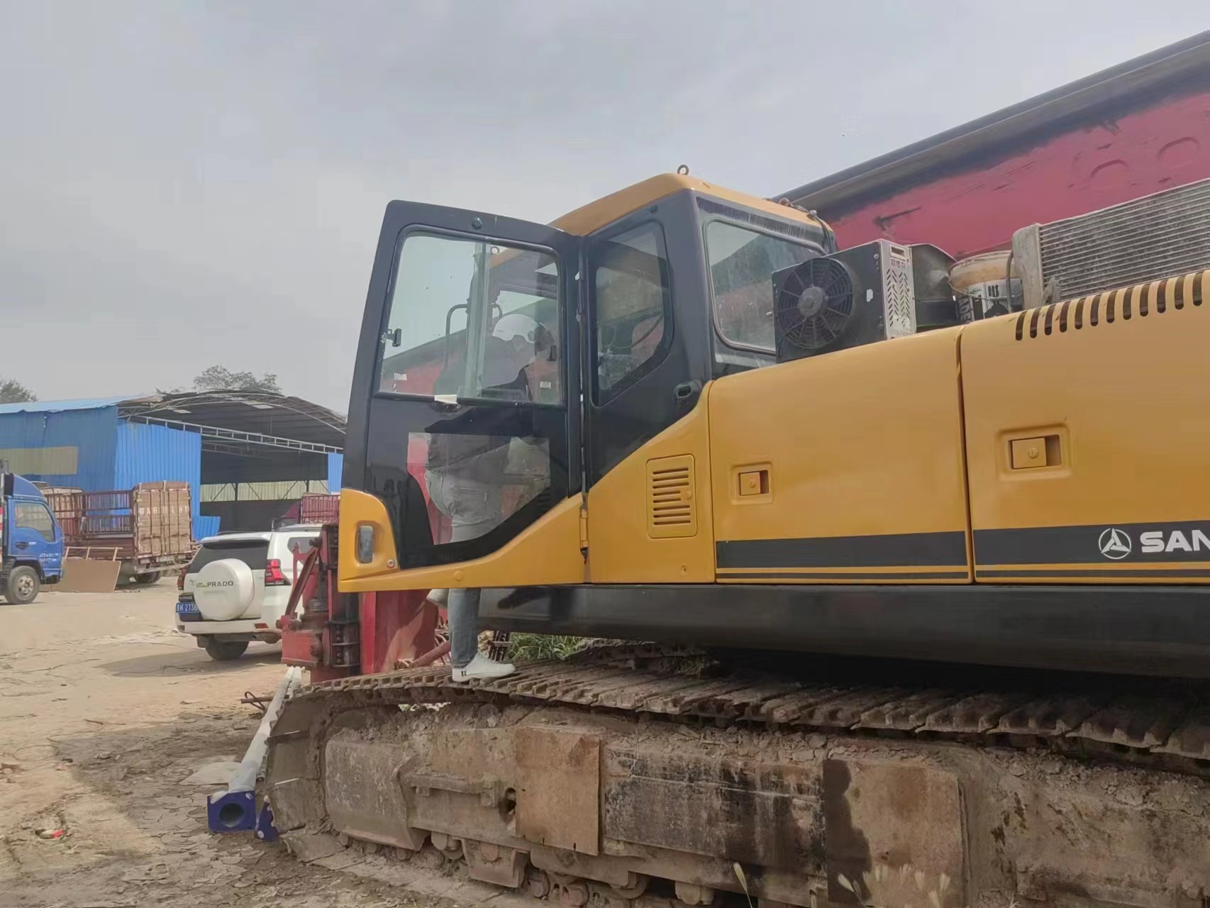 SANY SR200 Crawler Type Rotary Drilling Pilling Rig | Max. Rotary Drilling Depth 50 Meters