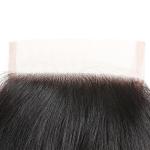 Brazilian Body Wave Swiss Lace Closure 8" to 20" Natural Black Color Virgin Hair