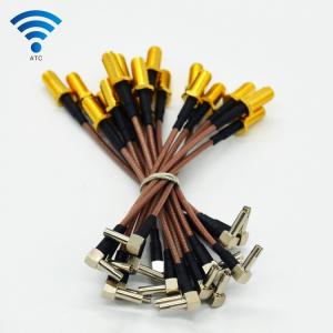 China MCX to 90 Degree SMA Male Cable , RG316 Pigtail Extension Custom Coax Cable Assemblies wholesale