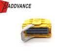 Yellow Color 54 Pin Female PBT GF20 Auto Wire-to-Board ECU Connector