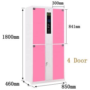 China Four Electronic Safe Locker Fingerprint Identification H1800 * W850 * D460mm Size wholesale