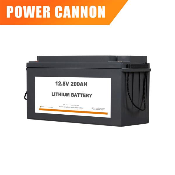 2560Wh Solar Storage Lifepo4 Lithium Ion Battery Deep Cycle Battery 12v 200ah
