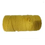 100% Cotton Mutilcolor 2mm Twisted Natural Macrame Rope for Multipurpose