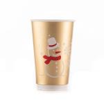 Kraft Paper Double Wall Hot Coffee Cups , Personalised Paper Cups Customized