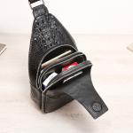 Exotic Crocodile Skin Men's Chest Bag Authentic Genuine Alligator Leather Male