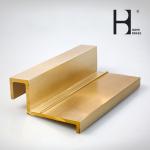 Anti Corrosion Extruded Brass Profiles 5 Meter Long Copper Window Frame profiles
